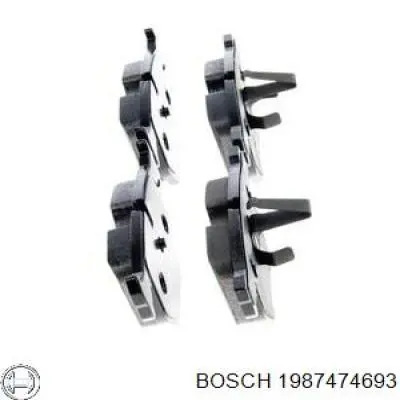 Ремкомплект гальмівних колодок Bosch 1987474693