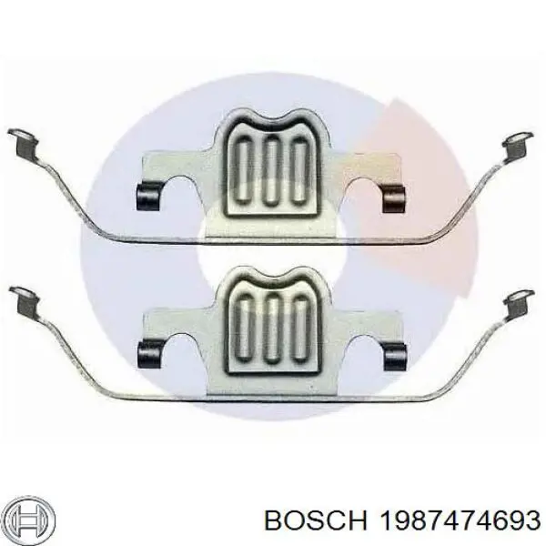 1987474693 Bosch Ремкомплект торм. колодок