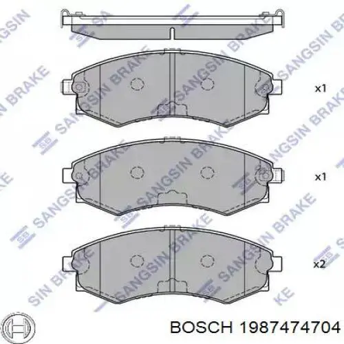 Ремкомплект гальмівних колодок Frenkit 901713 ціна, від 6.08 USD