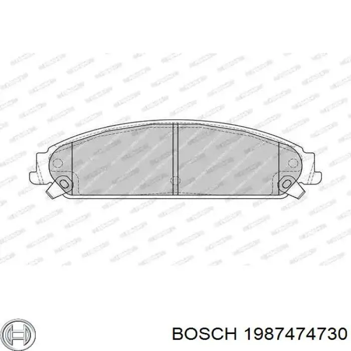1987474730 Bosch ремкомплект гальмівних колодок
