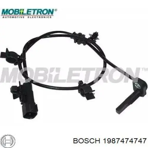 1987474747 Bosch Комплект пружинок кріплення дискових колодок, задніх