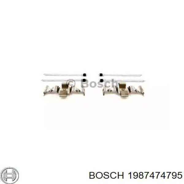 A0004218091 Mercedes Ремкомплект торм. колодок
