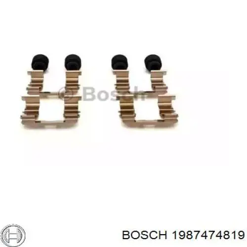 1987474819 Bosch ремкомплект гальмівних колодок