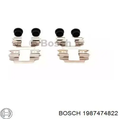 901822 Frenkit Комплект пружинок кріплення дискових колодок, задніх