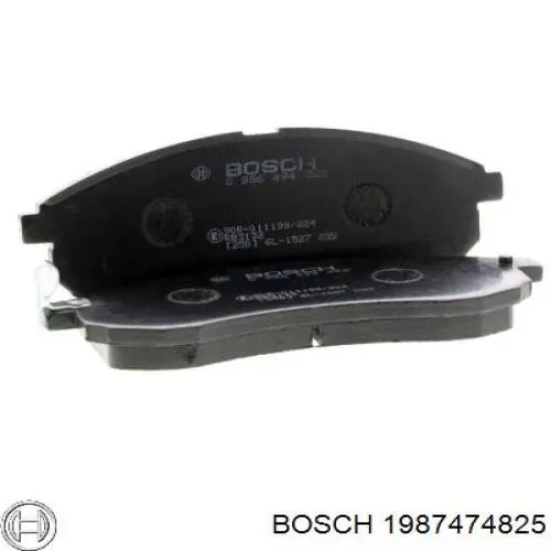 1987474825 Bosch Комплект пружинок кріплення дискових колодок, передніх
