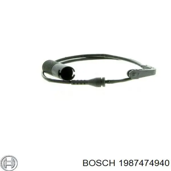 1987474940 Bosch датчик зносу гальмівних колодок, задній