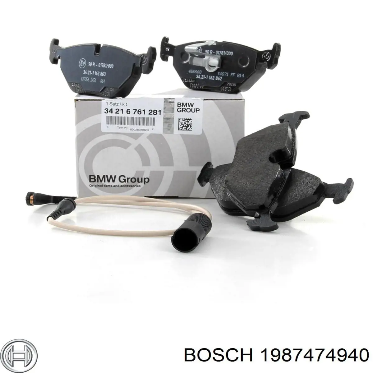 Купити 1987474940 Bosch Датчик зносу гальмівних колодок, задній