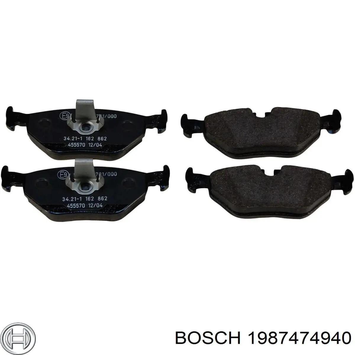 Датчик зносу гальмівних колодок, задній 1987474940 Bosch