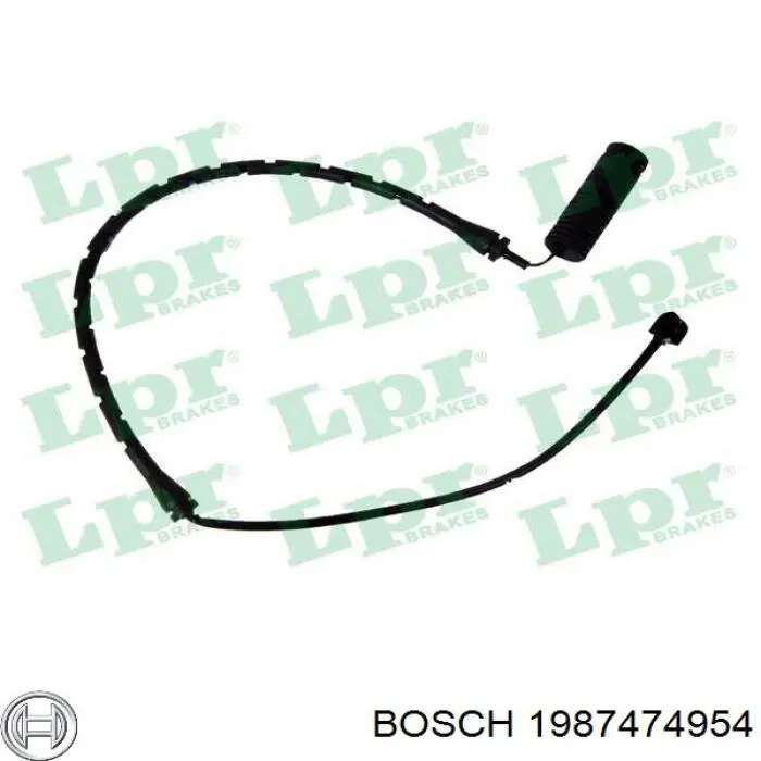 1987474954 Bosch датчик зносу гальмівних колодок, передній
