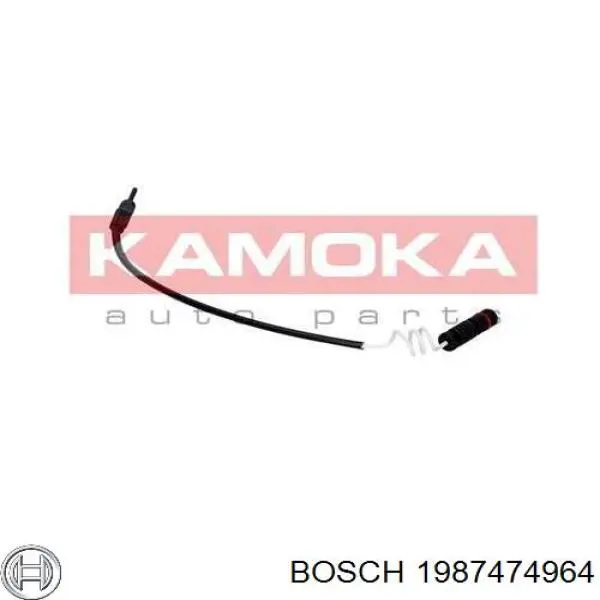 1987474964 Bosch Датчик зносу гальмівних колодок, задній