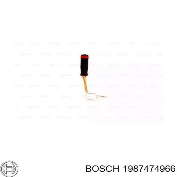 Датчик зносу гальмівних колодок, задній Bosch 1987474966 ціна, від 3.46 USD