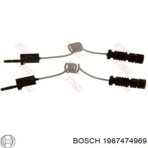 1987474969 Bosch датчик зносу гальмівних колодок, передній