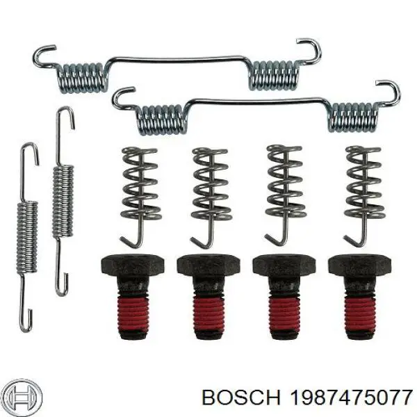 Купити 1987475077 Bosch Ремкомплект ручника