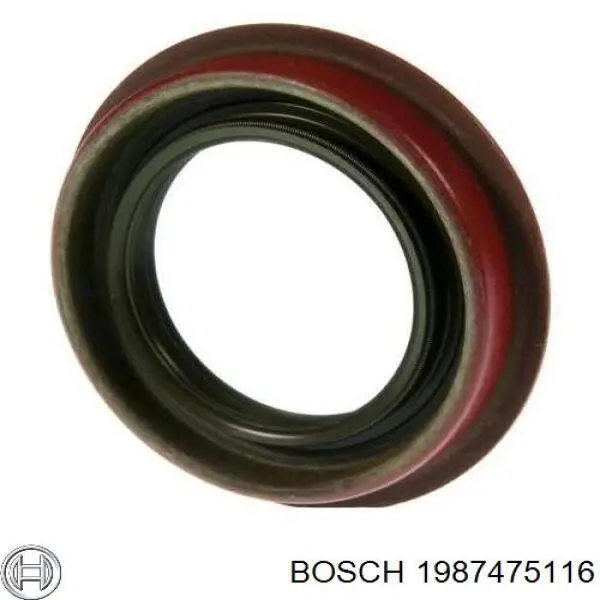 Купити 1987475116 Bosch Монтажний комплект задніх барабанних колодок