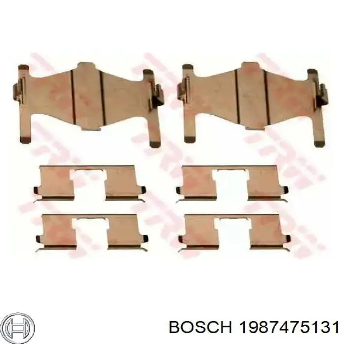 1987475131 Bosch Ремкомплект торм. колодок