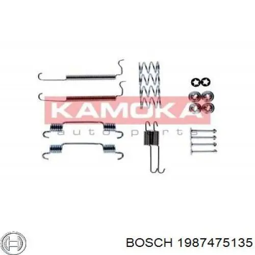 Монтажний комплект задніх барабанних колодок 1987475135 Bosch