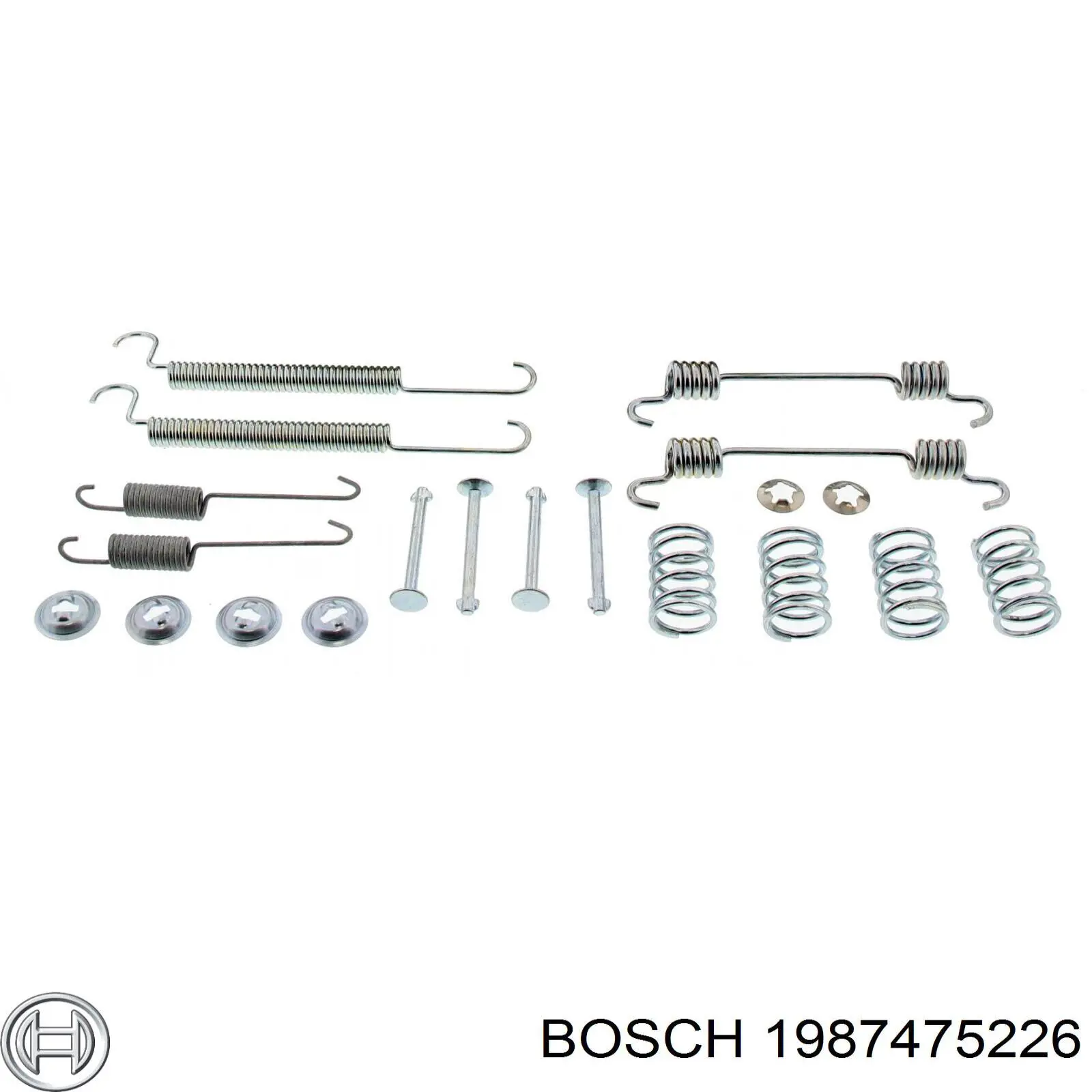 Купити 1987475226 Bosch Монтажний комплект задніх барабанних колодок