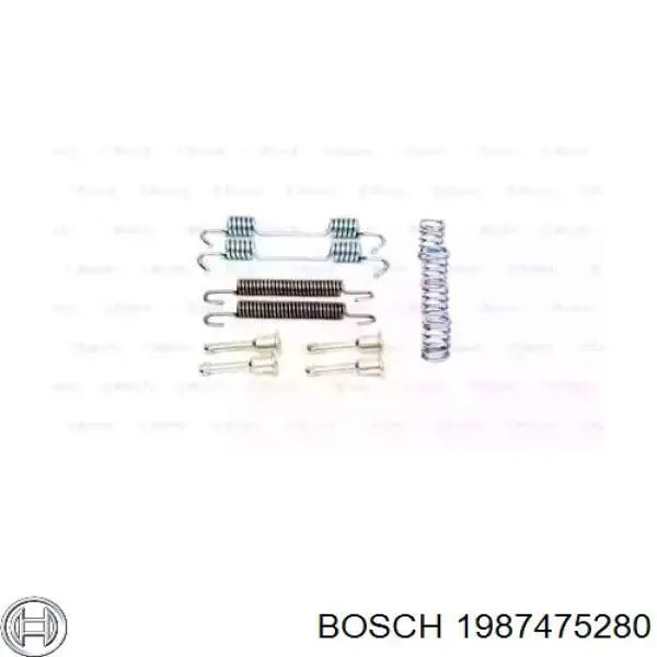 Купити 1987475280 Bosch Ремкомплект гальмівних колодок
