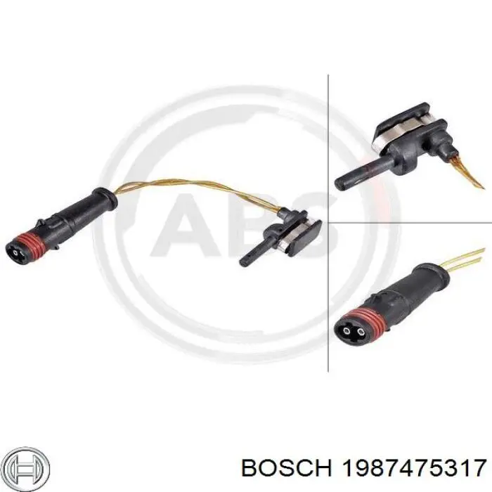 1987475317 Bosch ремкомплект стоянкового гальма