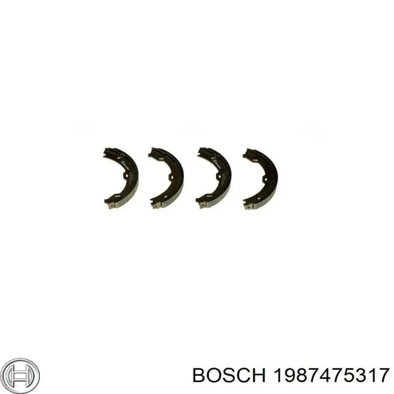 Ремонтний комплект гальма стоянки Bosch 1987475317 ціна, від 5.28 USD