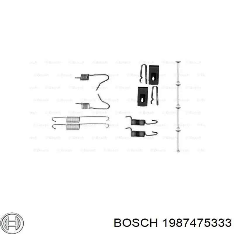Купити 1987475333 Bosch Ремкомплект гальмівних колодок