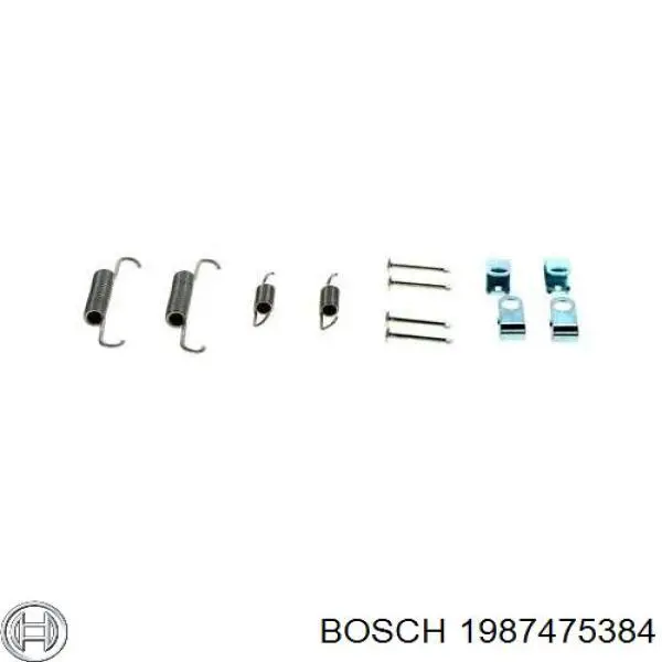 Купити 1987475384 Bosch Ремкомплект задніх гальм