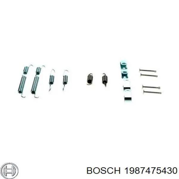 Монтажний комплект задніх барабанних колодок Delphi LY1432 ціна, від 12.61 USD