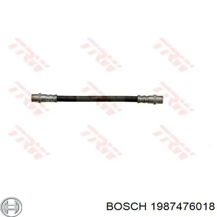1987476018 Bosch Шланг гальмівний задній