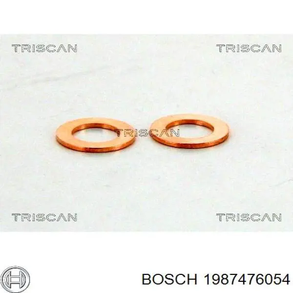 Шланг гальмівний задній, лівий Bosch 1987476054 ціна, від 22.41 USD