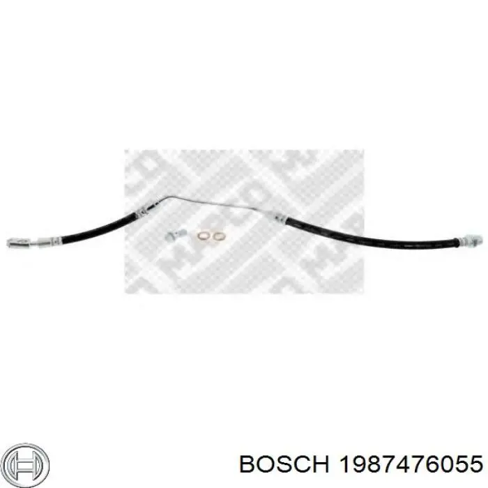 1987476055 Bosch шланг гальмівний задній, правий