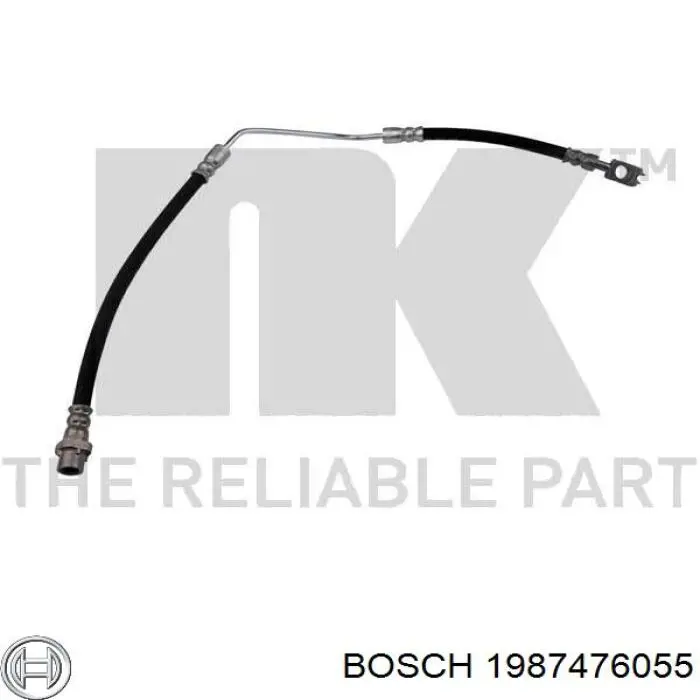 1987476055 Bosch Шланг гальмівний задній, правий