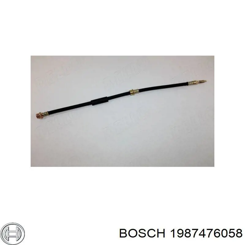 Шланг гальмівний передній Bosch 1987476058 ціна, від 6.97 USD