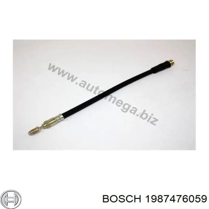 Шланг гальмівний передній Bosch 1987476059 ціна, від 18.14 USD