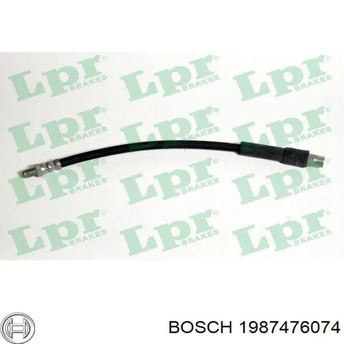 Шланг гальмівний задній Bosch 1987476074 ціна, від 7.79 USD