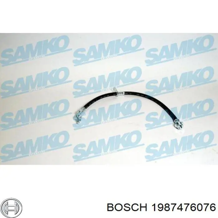 1987476076 Bosch шланг гальмівний задній