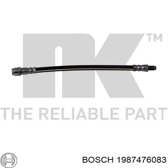 Шланг гальмівний задній 1987476083 Bosch
