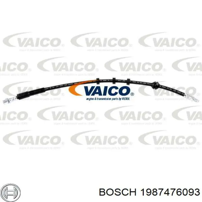 Купити 1987476093 Bosch Шланг гальмівний