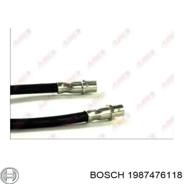 Купити 1987476118 Bosch Шланг гальмівний задній