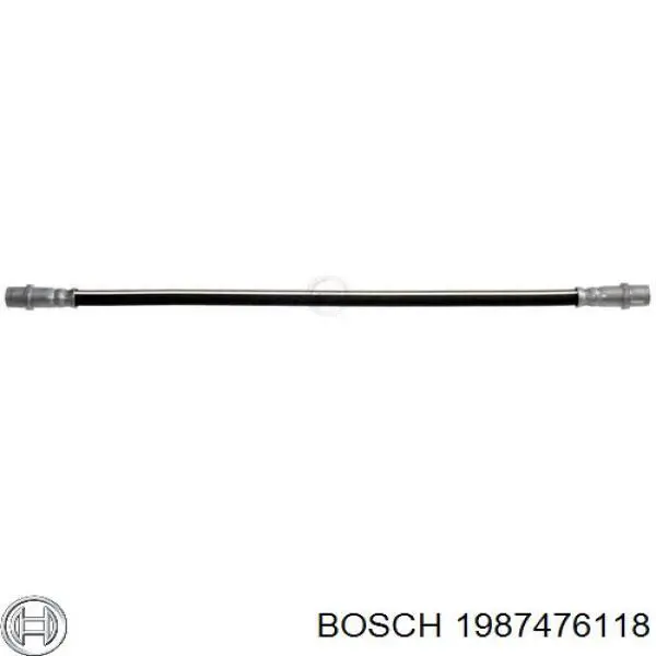1987476118 Bosch Шланг гальмівний задній