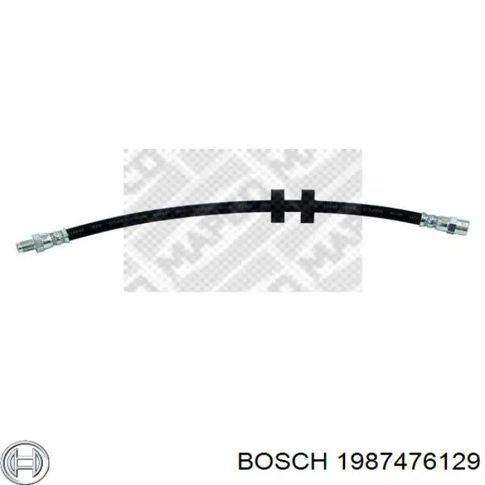 1987476129 Bosch Гнучка гальмівна трубка передня