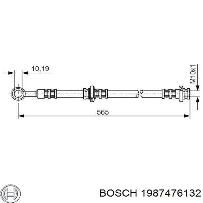 Купити 6T48290 Samko Шланг гальмівний задній, правий