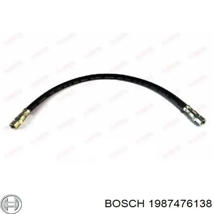 Шланг гальмівний передній Bosch 1987476138
