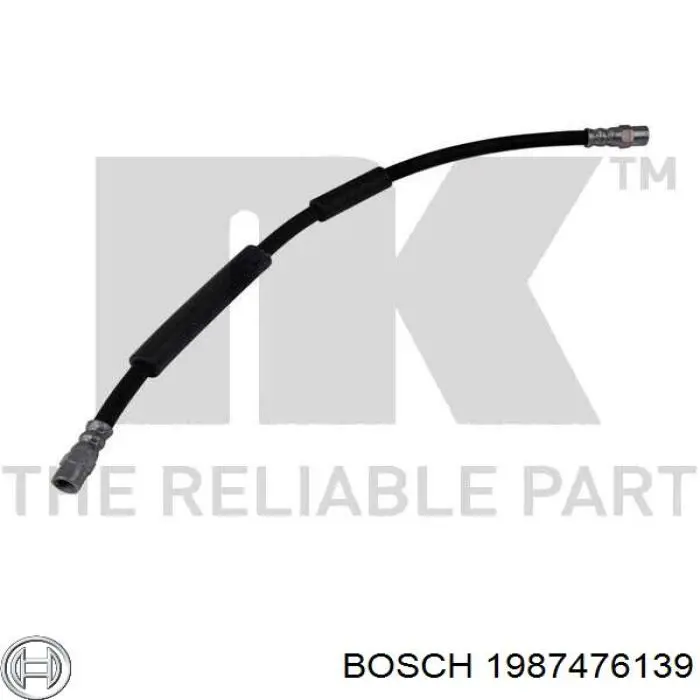 Гальмівні шланги передні 1987476139 Bosch