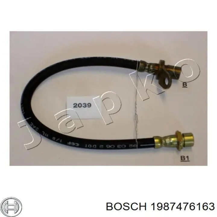 Купити 1987476163 Bosch Шланг гальмівний задній, лівий