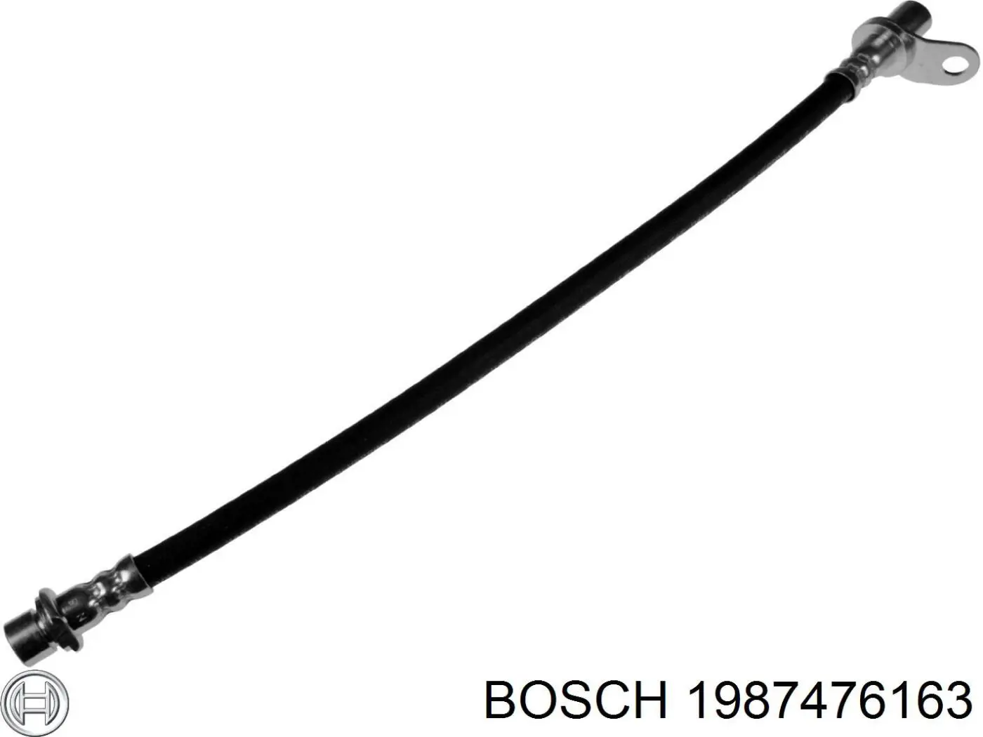 1987476163 Bosch шланг гальмівний задній, лівий