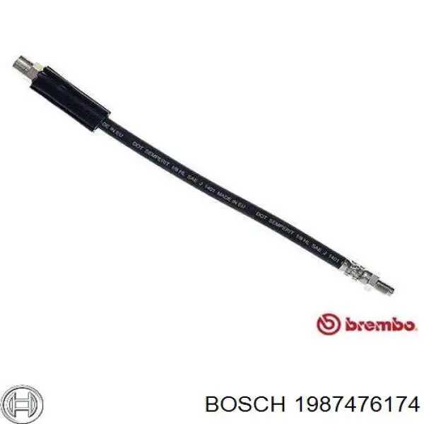 1987476174 Bosch шланг гальмівний задній