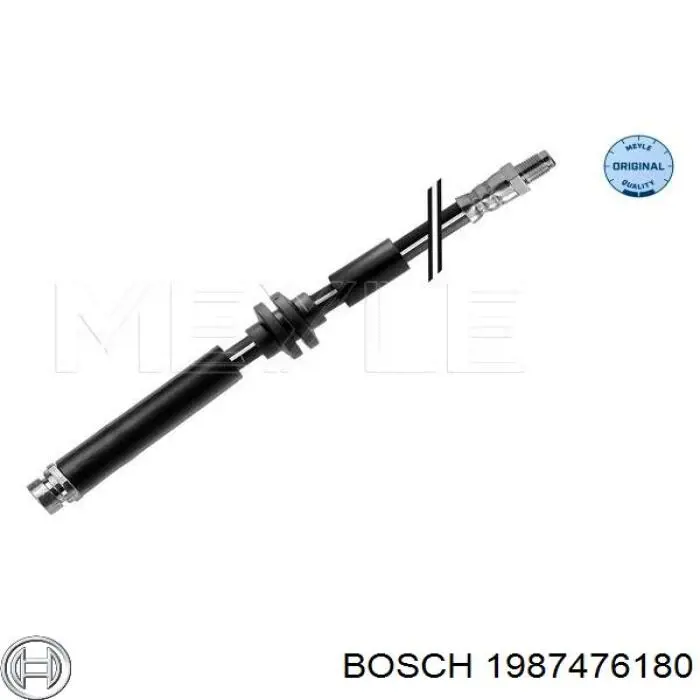 1987476180 Bosch шланг гальмівний задній