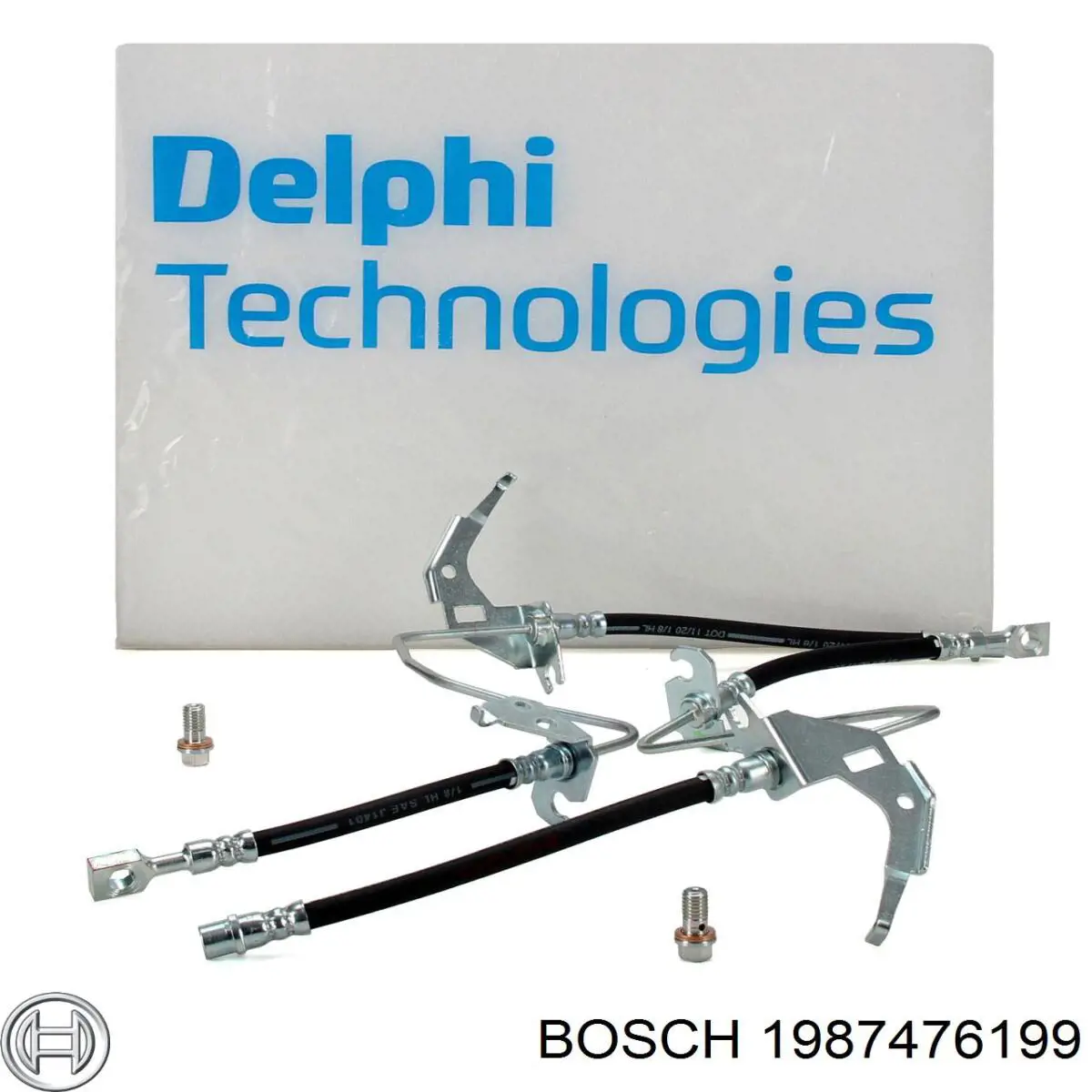 Шланг гальмівний задній, лівий Bosch 1987476199