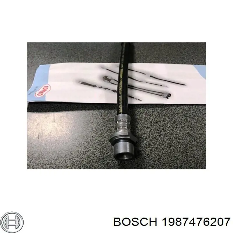 1987476207 Bosch Шланг гальмівний задній