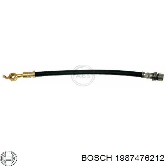 Шланг гальмівний задній 1987476212 Bosch